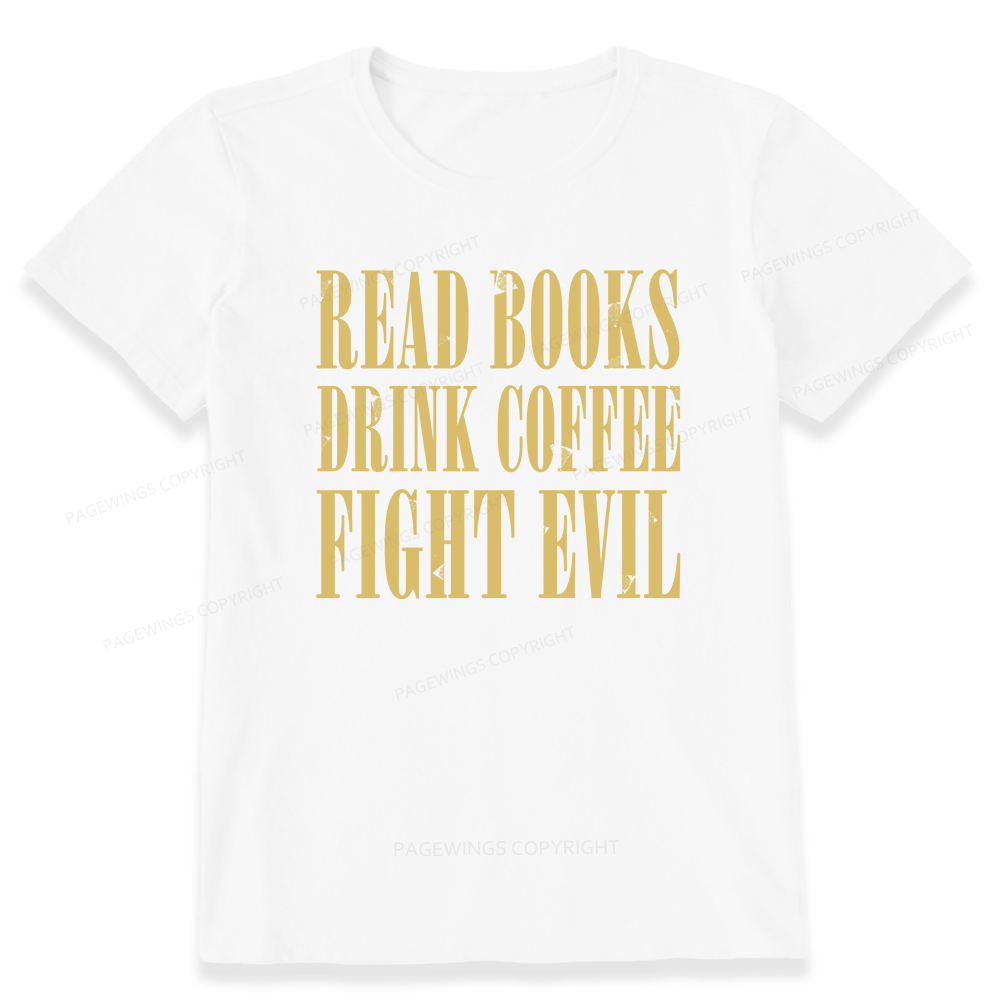 Pagewings Read Books Drink Coffee15851 Bookish Unisex Classic T-shirt