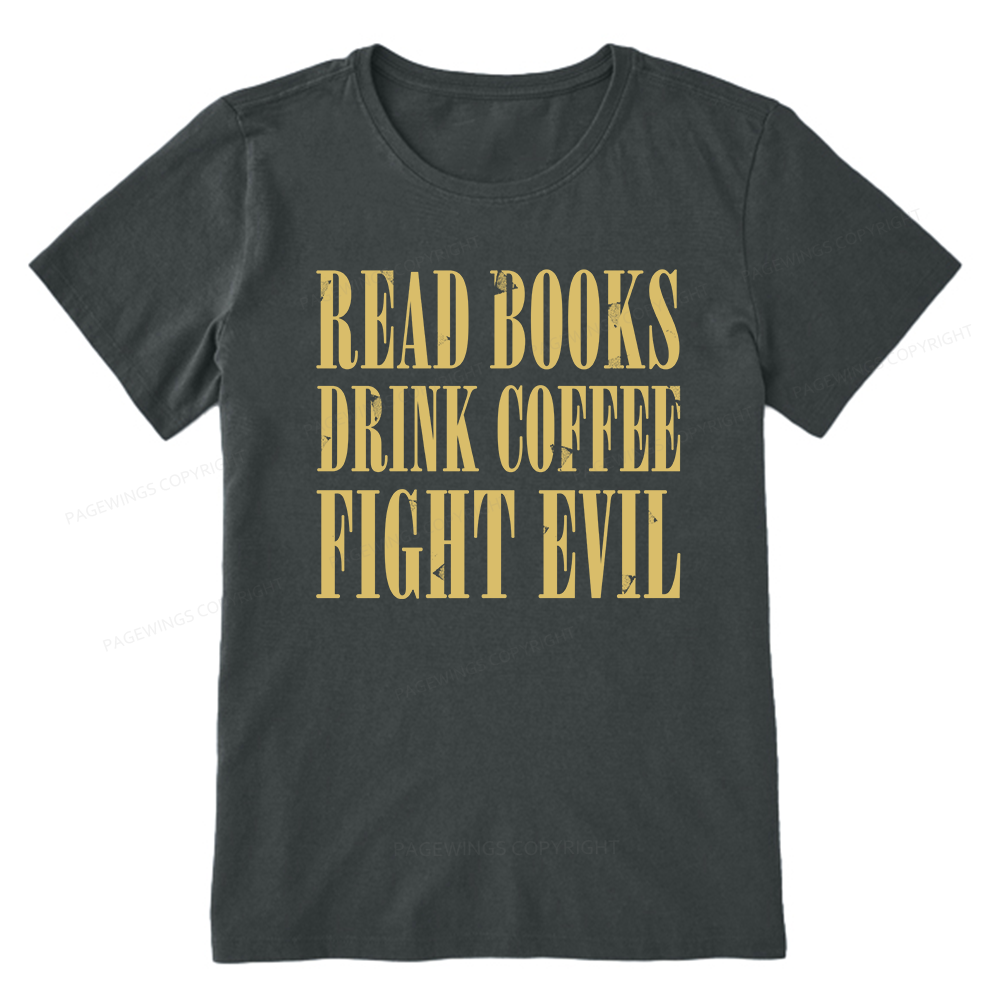 Pagewings Read Books Drink Coffee15851 Bookish Unisex Classic T-shirt