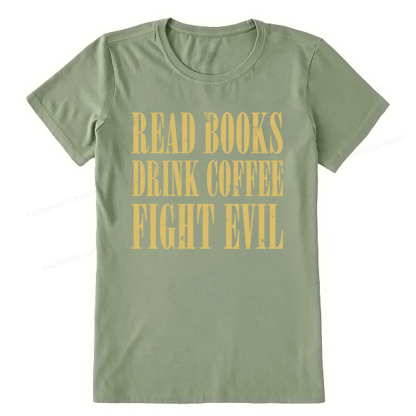 Pagewings Read Books Drink Coffee15851 Bookish Unisex Classic T-shirt