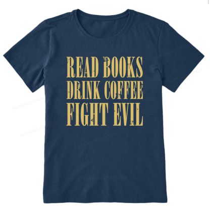 Pagewings Read Books Drink Coffee15851 Bookish Unisex Classic T-shirt