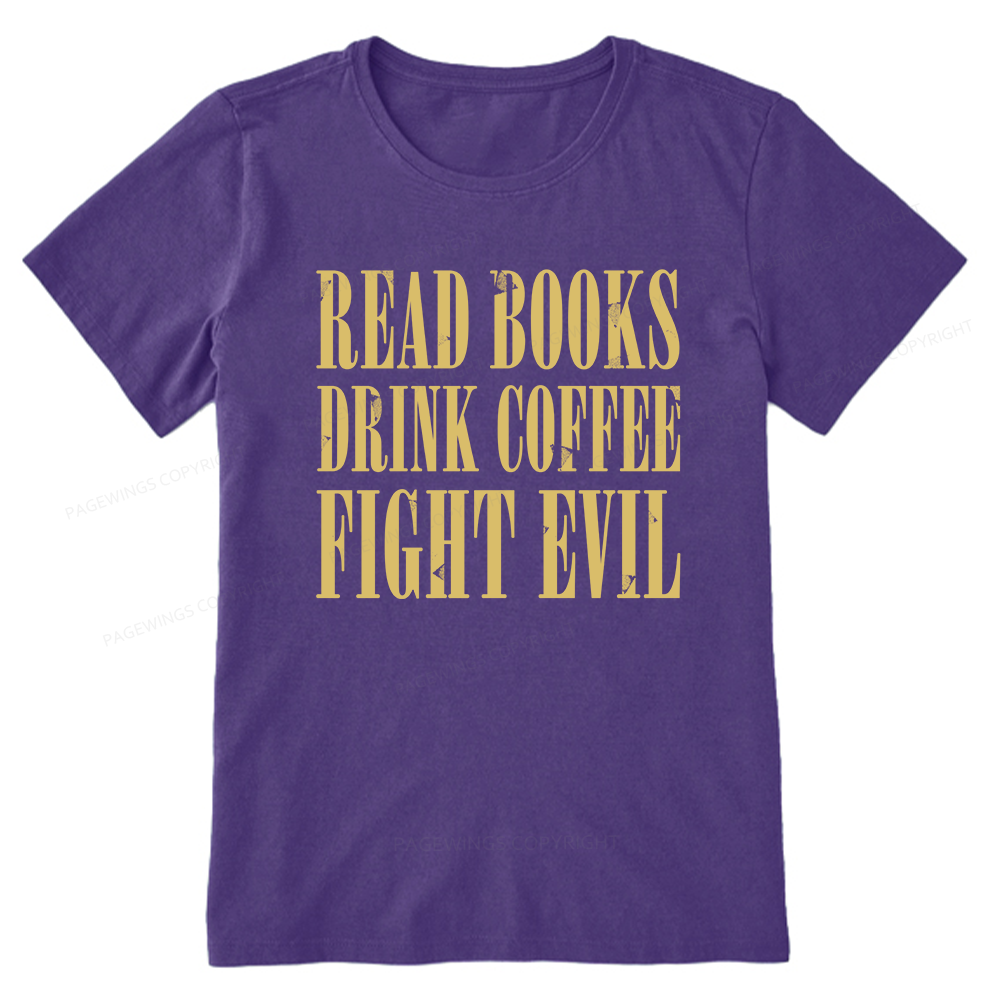 Pagewings Read Books Drink Coffee15851 Bookish Unisex Classic T-shirt