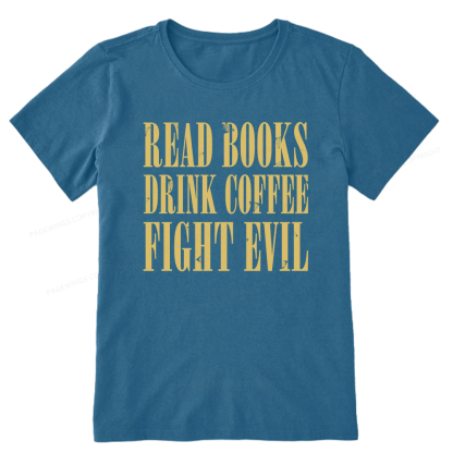 Pagewings Read Books Drink Coffee15851 Bookish Unisex Classic T-shirt