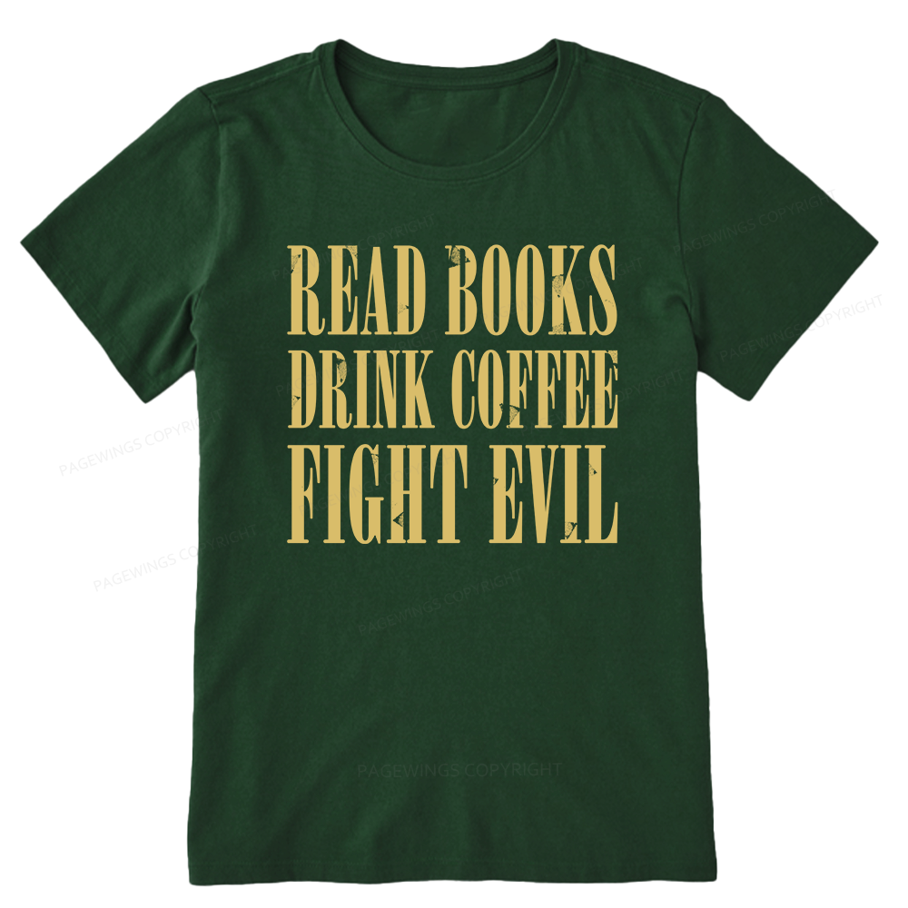 Pagewings Read Books Drink Coffee15851 Bookish Unisex Classic T-shirt