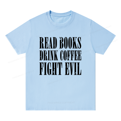 Pagewings Read Books Drink Coffee15851 Bookish Unisex Classic T-shirt