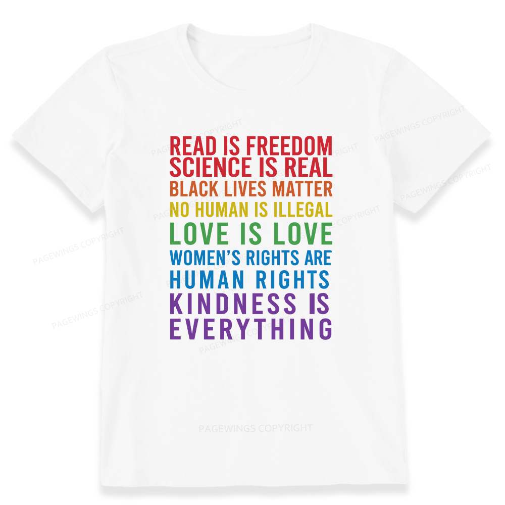 Pagewings Read Is Freedom15951 Bookish Unisex Classic T-shirt