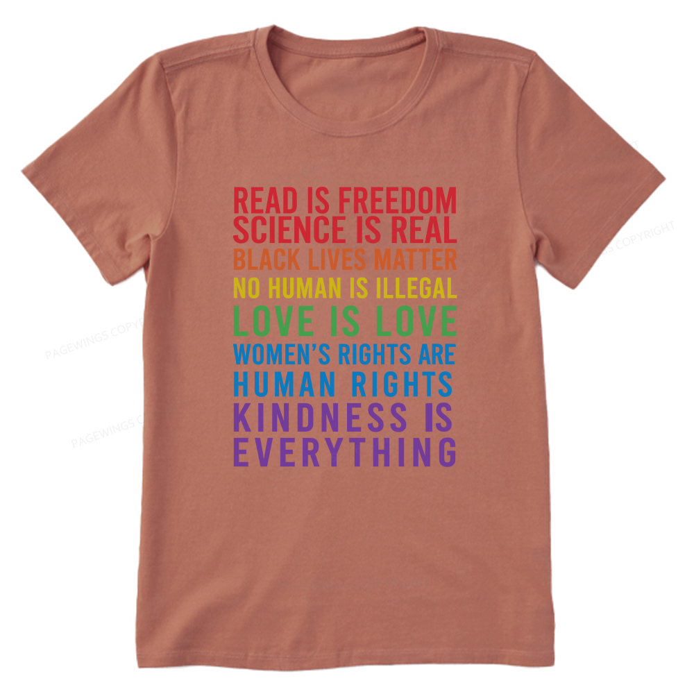 Pagewings Read Is Freedom15951 Bookish Unisex Classic T-shirt