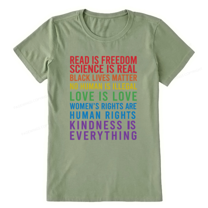 Pagewings Read Is Freedom15951 Bookish Unisex Classic T-shirt