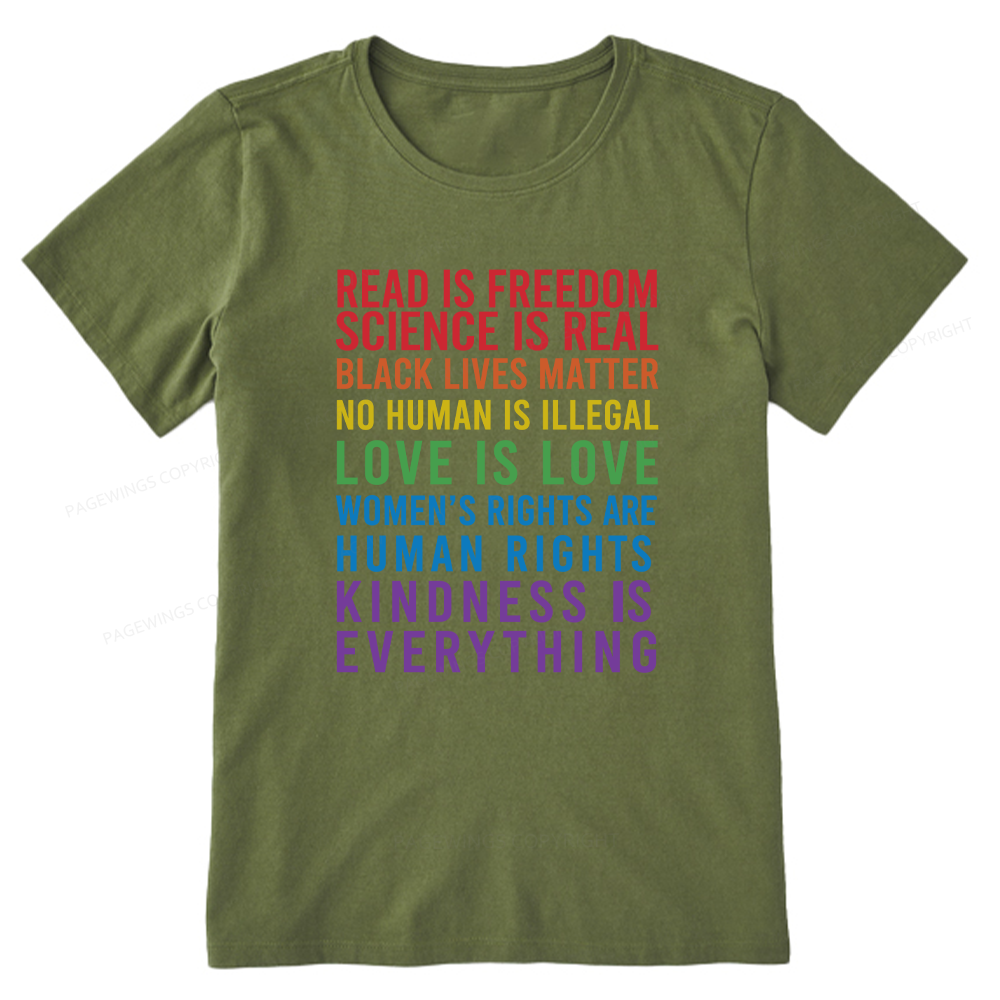 Pagewings Read Is Freedom15951 Bookish Unisex Classic T-shirt