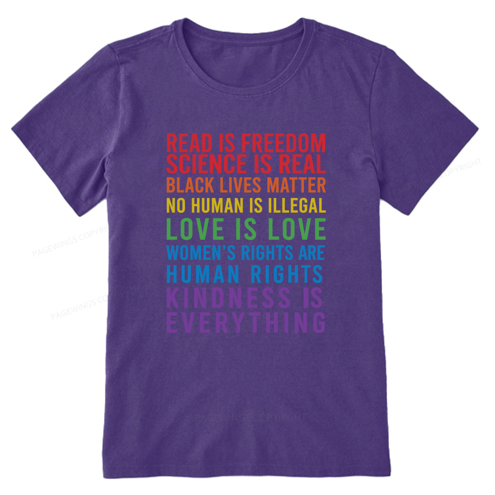 Pagewings Read Is Freedom15951 Bookish Unisex Classic T-shirt