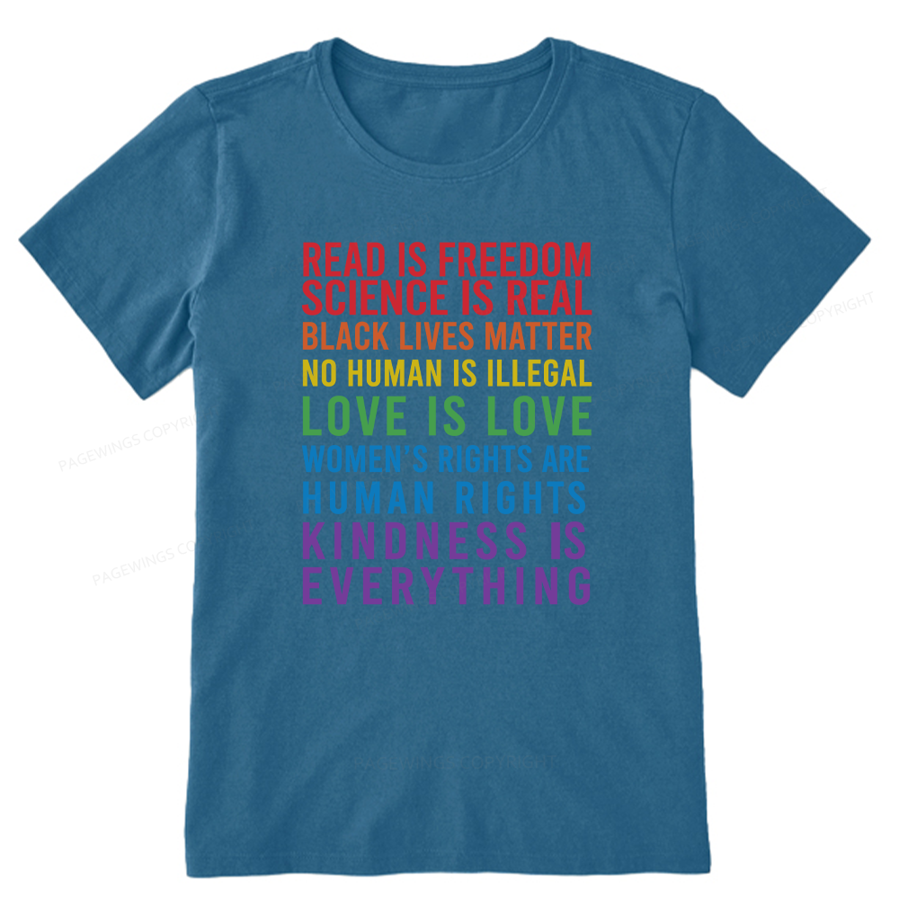Pagewings Read Is Freedom15951 Bookish Unisex Classic T-shirt