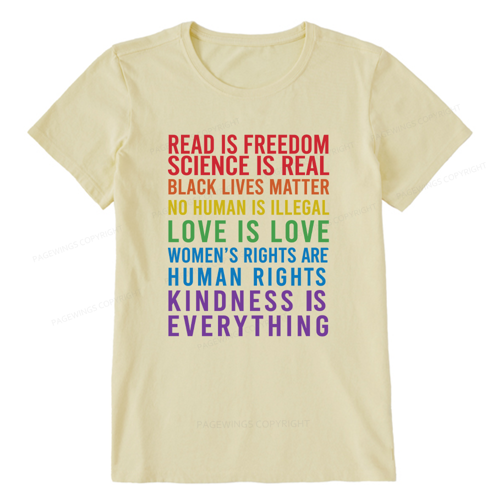 Pagewings Read Is Freedom15951 Bookish Unisex Classic T-shirt