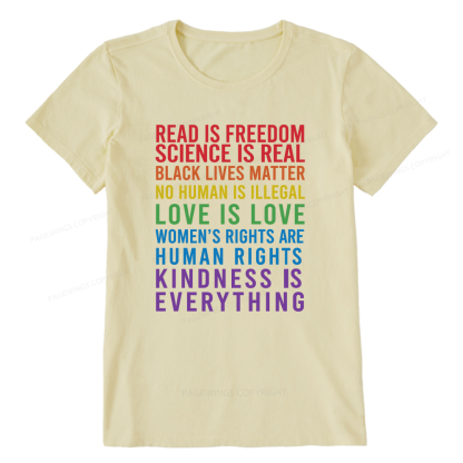 Pagewings Read Is Freedom15951 Bookish Unisex Classic T-shirt