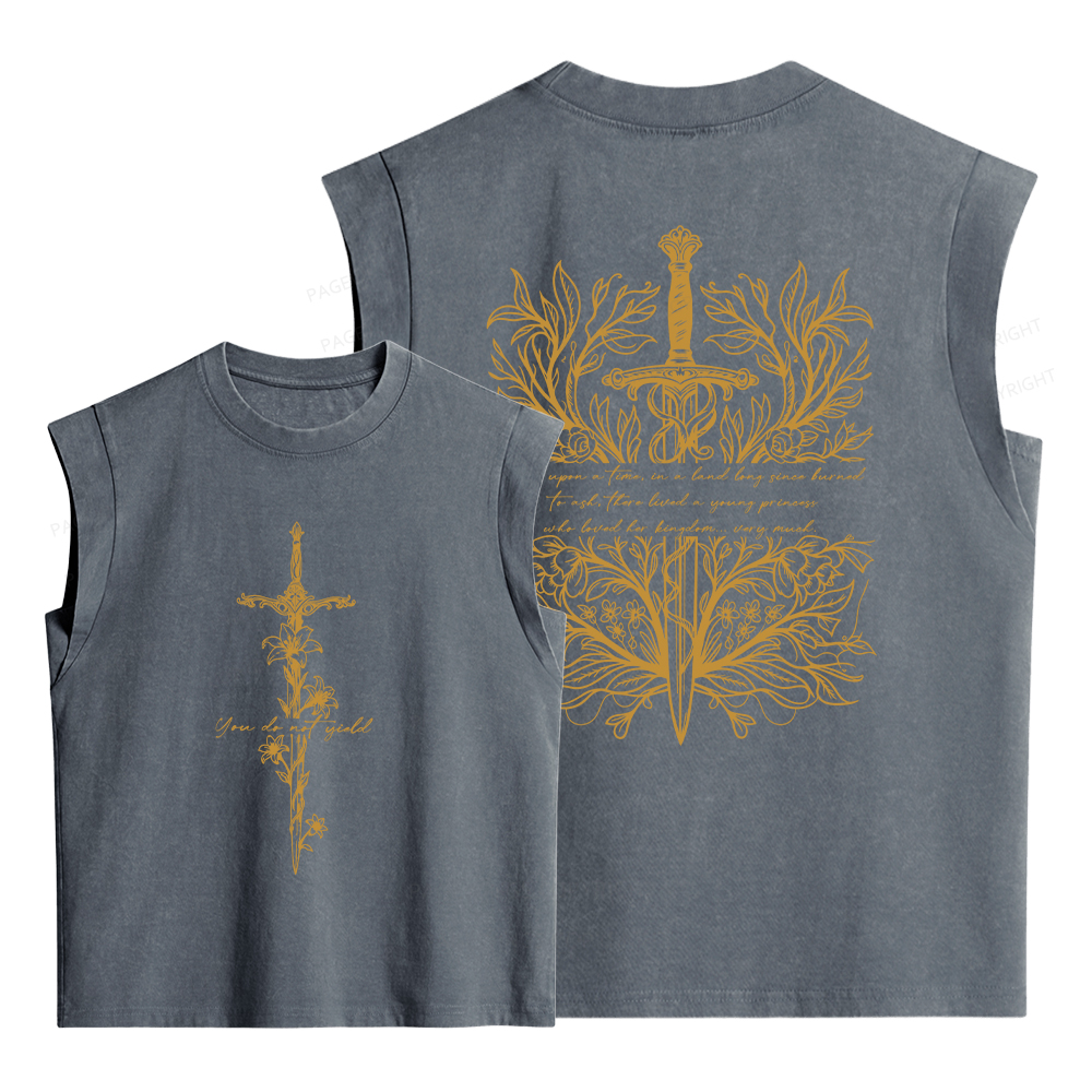 Pagewing Reading The Fantasy Now Women's Washed Tank Top