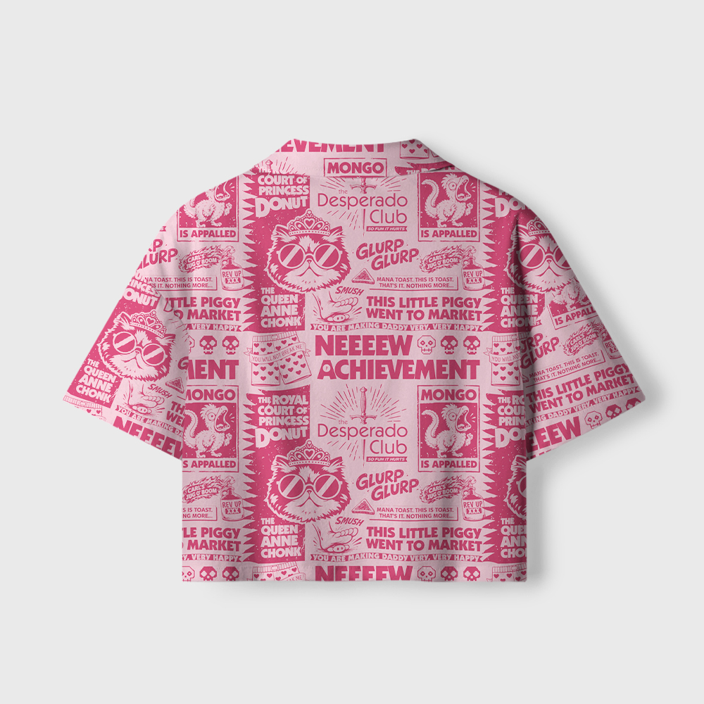Pagewings Sci Fi Book Lover Women's Camp Shirt