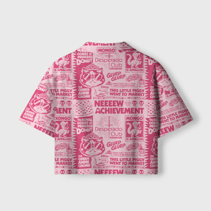 Pagewings Sci Fi Book Lover Women's Camp Shirt