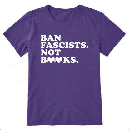 Pagewing Ban Fascists Not Books16176 Bookish Unisex Classic T-shirt