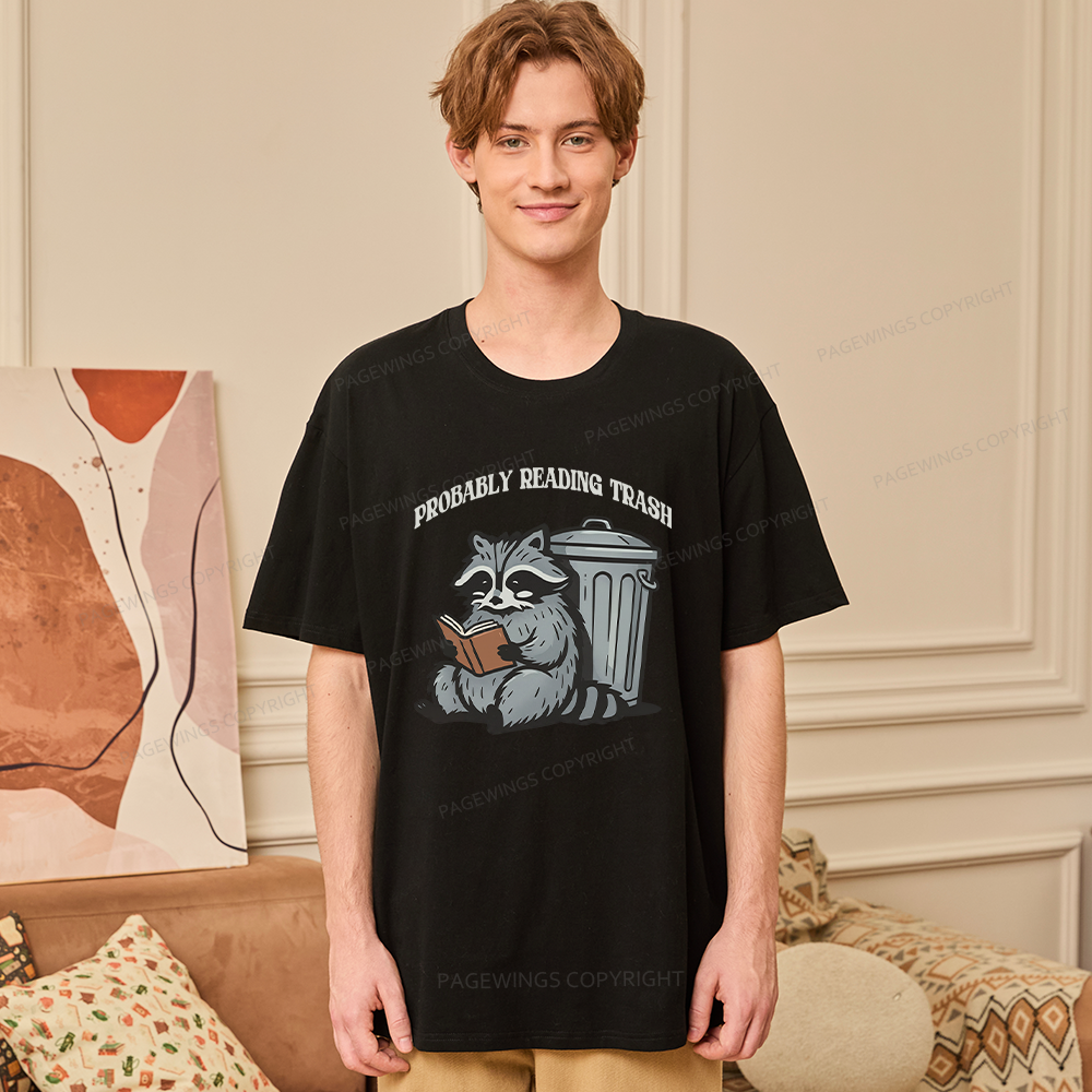 Pagewing Probably Reading Trash16142 Bookish Unisex Classic T-shirt