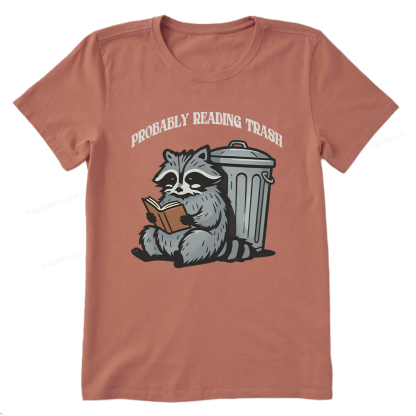 Pagewing Probably Reading Trash16142 Bookish Unisex Classic T-shirt