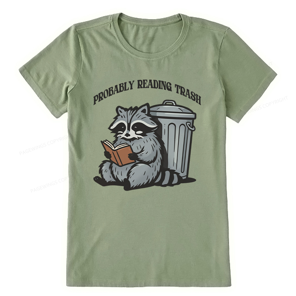 Pagewing Probably Reading Trash16142 Bookish Unisex Classic T-shirt