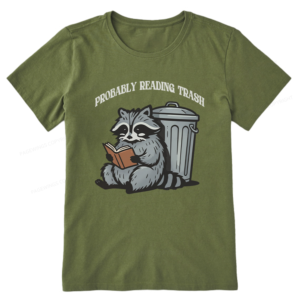 Pagewing Probably Reading Trash16142 Bookish Unisex Classic T-shirt