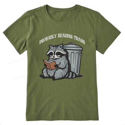 Pagewing Probably Reading Trash16142 Bookish Unisex Classic T-shirt