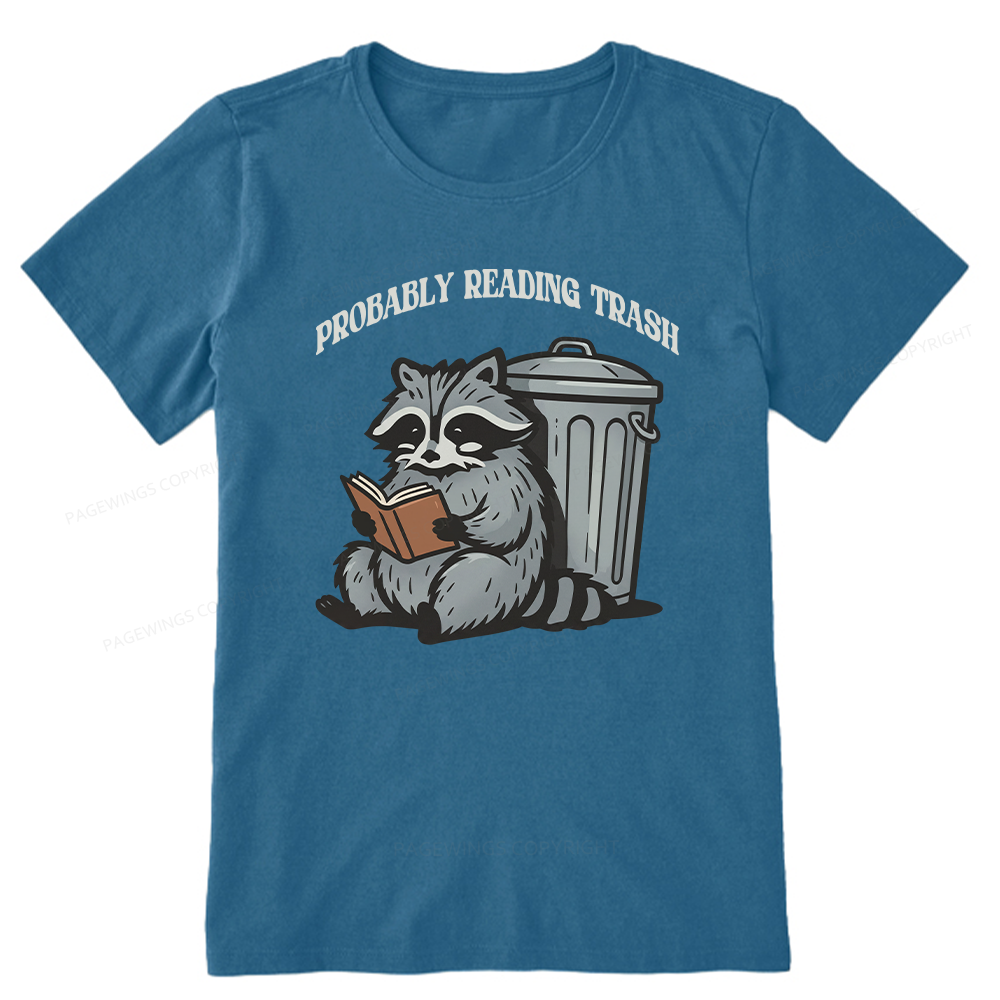 Pagewing Probably Reading Trash16142 Bookish Unisex Classic T-shirt