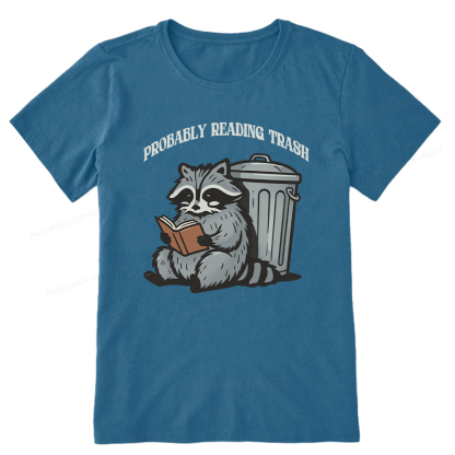 Pagewing Probably Reading Trash16142 Bookish Unisex Classic T-shirt