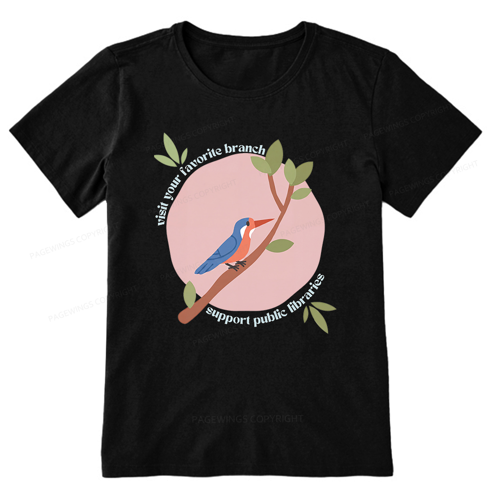 Pagewing Visit Your Favorite Branch16175 Bookish Unisex Classic T-shirt