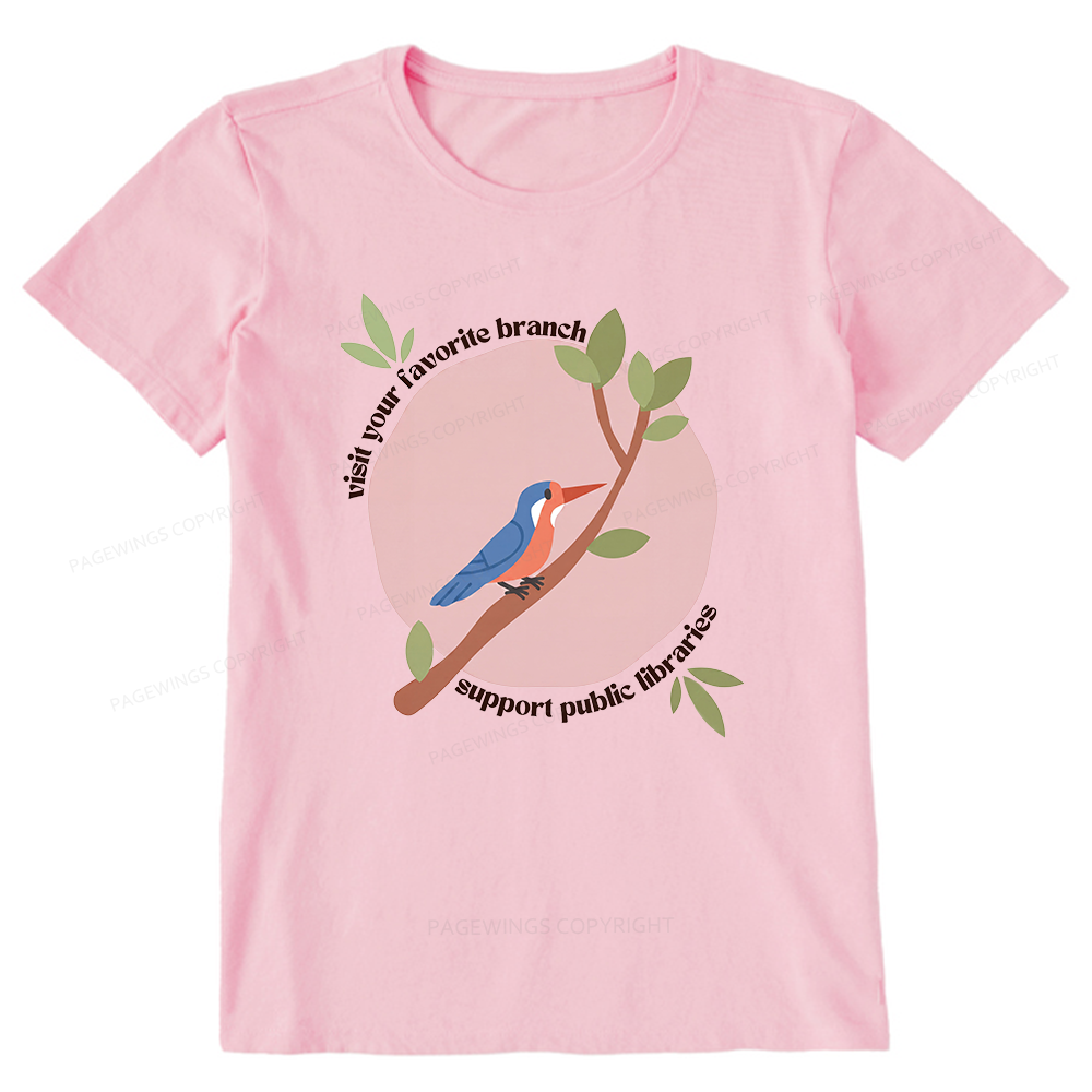 Pagewing Visit Your Favorite Branch16175 Bookish Unisex Classic T-shirt