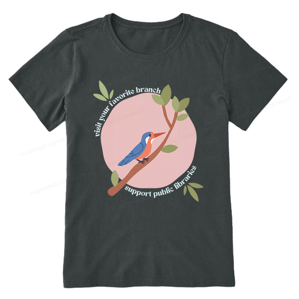 Pagewing Visit Your Favorite Branch16175 Bookish Unisex Classic T-shirt