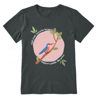 Pagewing Visit Your Favorite Branch16175 Bookish Unisex Classic T-shirt