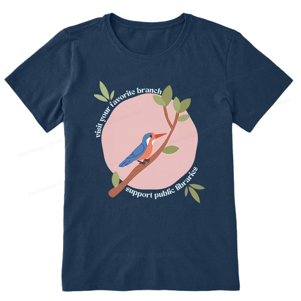 Pagewing Visit Your Favorite Branch16175 Bookish Unisex Classic T-shirt