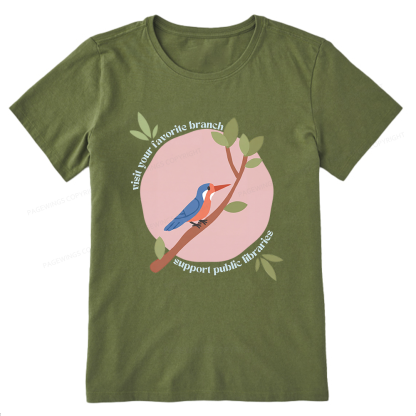 Pagewing Visit Your Favorite Branch16175 Bookish Unisex Classic T-shirt