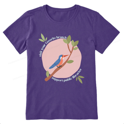 Pagewing Visit Your Favorite Branch16175 Bookish Unisex Classic T-shirt