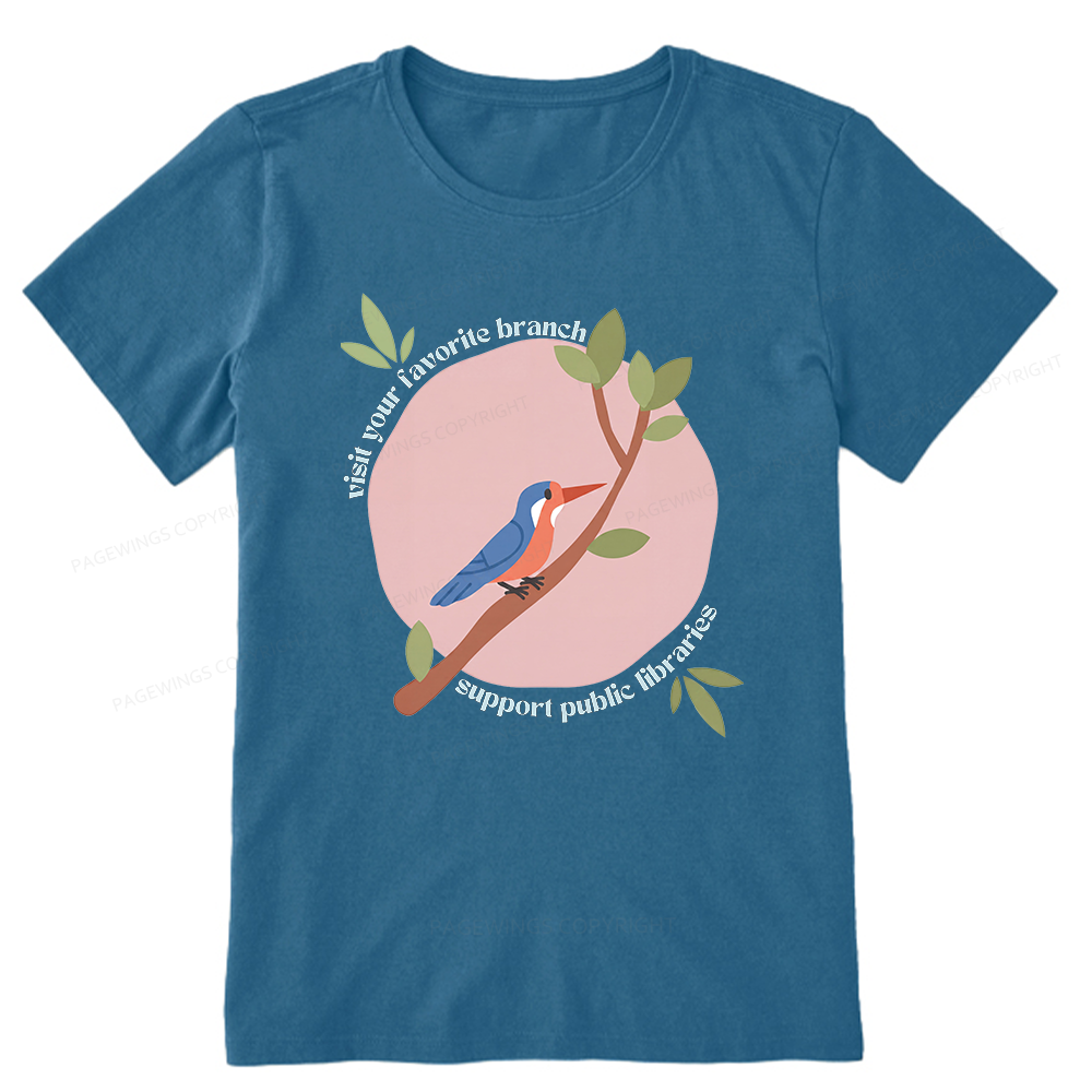 Pagewing Visit Your Favorite Branch16175 Bookish Unisex Classic T-shirt