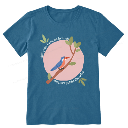 Pagewing Visit Your Favorite Branch16175 Bookish Unisex Classic T-shirt
