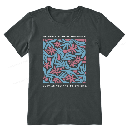 Pagewings Be Gentle With Yourself15939 Bookish Unisex Classic T-shirt