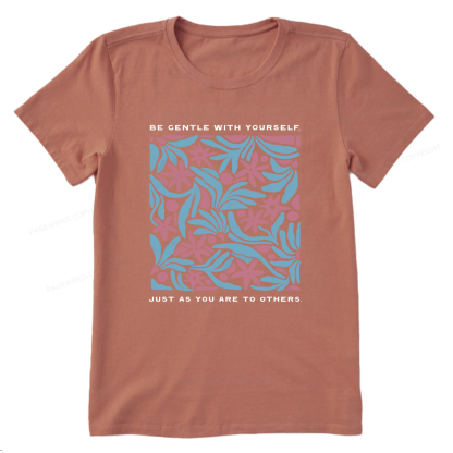 Pagewings Be Gentle With Yourself15939 Bookish Unisex Classic T-shirt