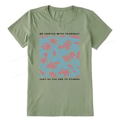 Pagewings Be Gentle With Yourself15939 Bookish Unisex Classic T-shirt