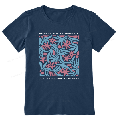 Pagewings Be Gentle With Yourself15939 Bookish Unisex Classic T-shirt