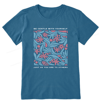 Pagewings Be Gentle With Yourself15939 Bookish Unisex Classic T-shirt