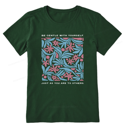 Pagewings Be Gentle With Yourself15939 Bookish Unisex Classic T-shirt