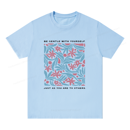 Pagewings Be Gentle With Yourself15939 Bookish Unisex Classic T-shirt