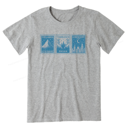 Pagewings Crescent Postcard13208 Bookish Unisex Classic T-shirt