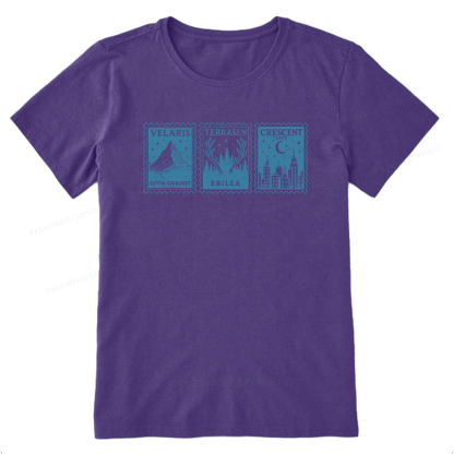 Pagewings Crescent Postcard13208 Bookish Unisex Classic T-shirt