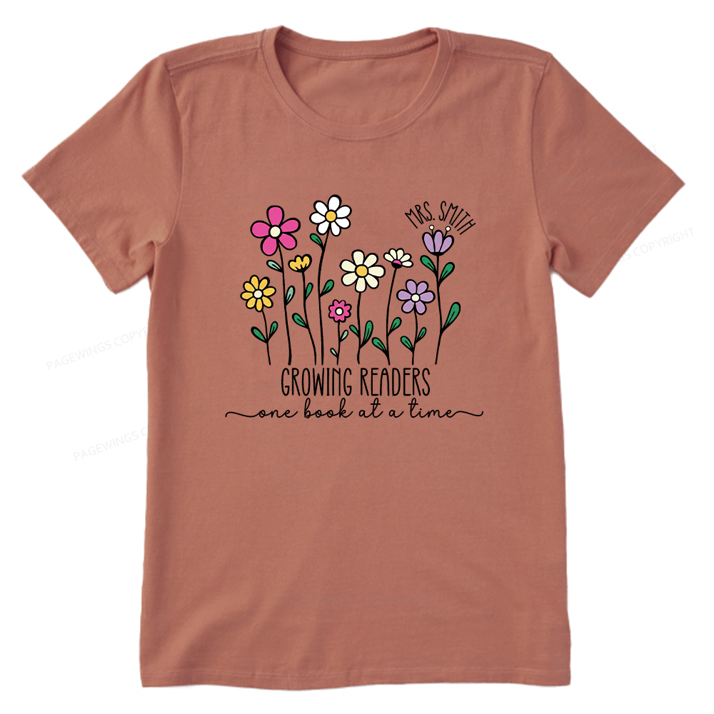 Pagewings Personalized Reading Teacher15920 Bookish Unisex Classic T-shirt
