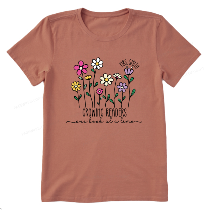 Pagewings Personalized Reading Teacher15920 Bookish Unisex Classic T-shirt