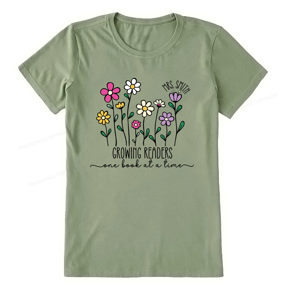 Pagewings Personalized Reading Teacher15920 Bookish Unisex Classic T-shirt
