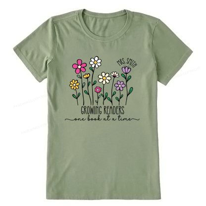 Pagewings Personalized Reading Teacher15920 Bookish Unisex Classic T-shirt
