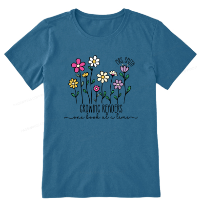 Pagewings Personalized Reading Teacher15920 Bookish Unisex Classic T-shirt